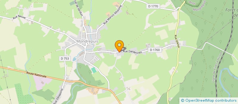 localisation de l'entreprise MADAME CELINE LANDROIT à MONDREPUIS