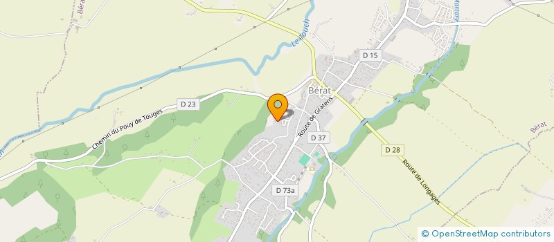 localisation de l'entreprise MADAME CELINE LANGEVIN  BERAT