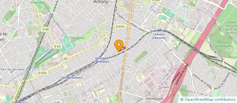 localisation de l'entreprise MADAME CELINE LANQUEST à ANTONY