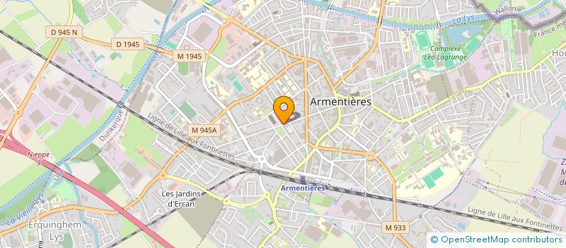 localisation de l'entreprise MADAME CELINE LANTIER  ARMENTIERES