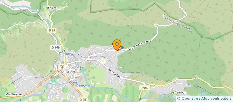 localisation de l'entreprise MADAME CELINE LANZIANI  SAINT-HIPPOLYTE-DU-FORT