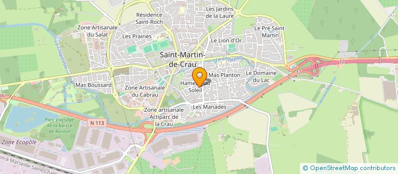 localisation de l'entreprise MADAME CELINE LAOUNA à SAINT-MARTIN-DE-CRAU