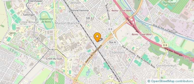 localisation de l'entreprise MADAME CELINE LAPORTE à REIMS