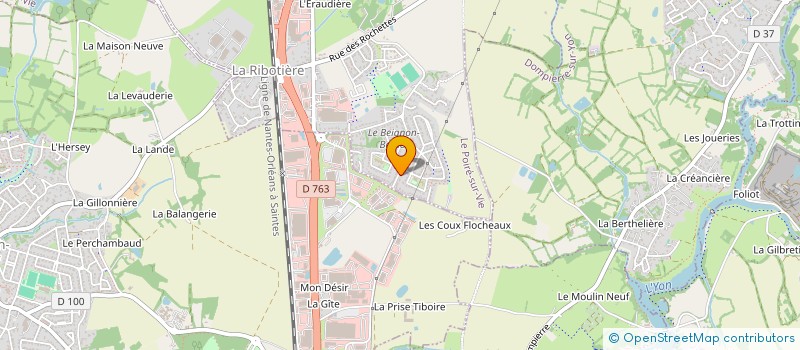 localisation de l'entreprise MADAME CELINE LAPORTE  LE POIRE-SUR-VIE