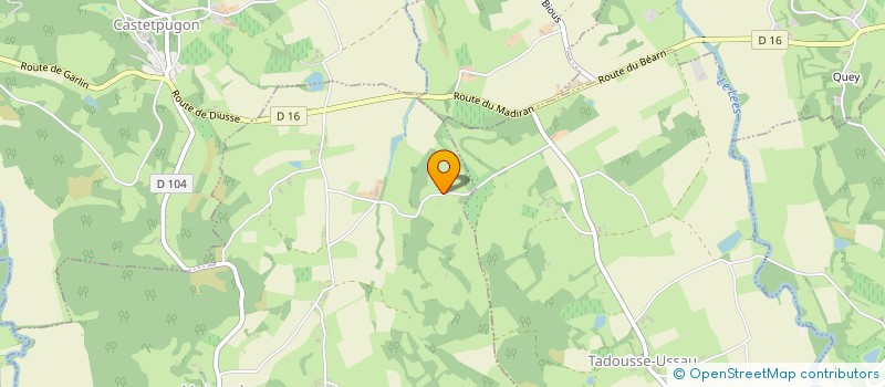 localisation de l'entreprise MADAME CELINE LAPORTE-FAURET  GARLIN