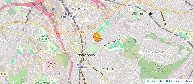 localisation de l'entreprise MADAME CELINE LAREYNIE à ROSNY-SOUS-BOIS