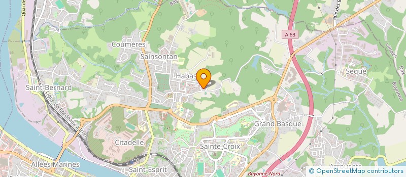 localisation de l'entreprise MADAME CELINE LARRONDE  BAYONNE