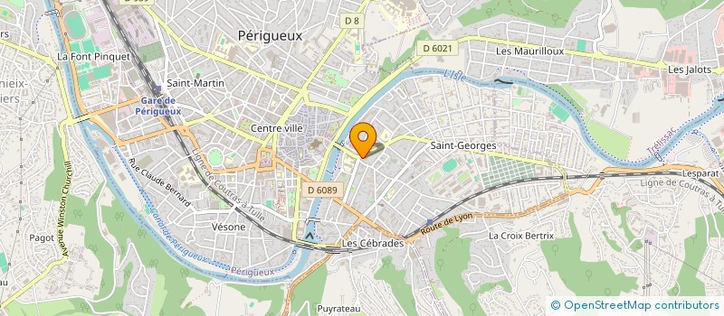 localisation de l'entreprise MADAME CELINE LARUE à PERIGUEUX