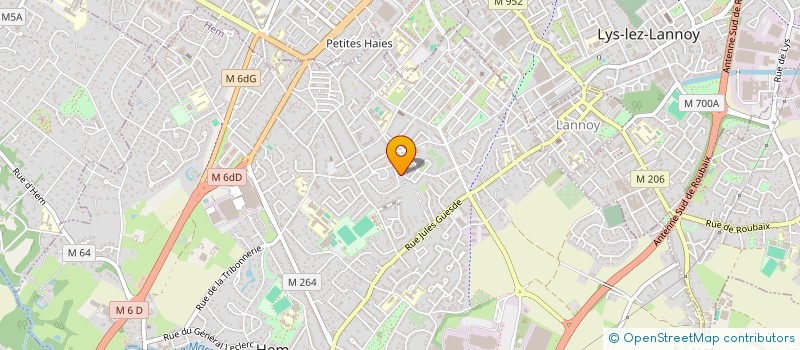 localisation de l'entreprise MADAME CELINE LARUELLE  HEM