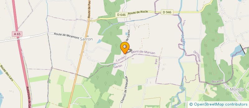 localisation de l'entreprise MADAME CELINE LASSERRE  SARRON