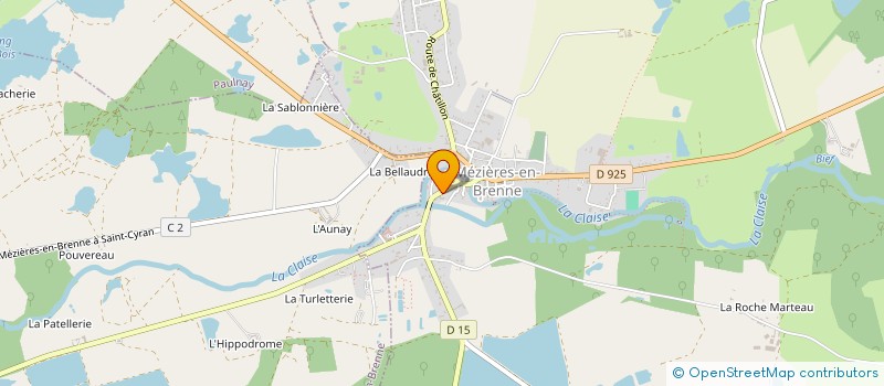 localisation de l'entreprise MADAME CELINE LATISSIERE à MEZIERES-EN-BRENNE
