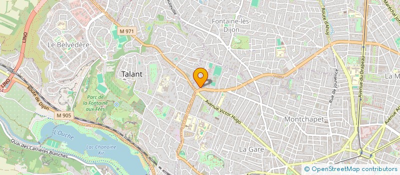 localisation de l'entreprise MADAME CELINE LAUNAY-OLIVIER  DIJON