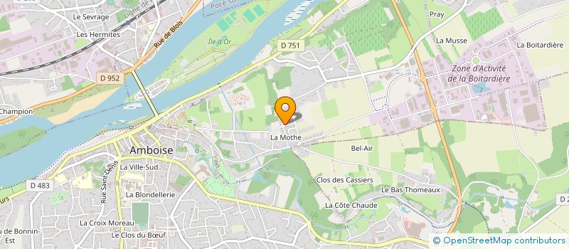 localisation de l'entreprise MADAME CELINE LAUVRAY  AMBOISE