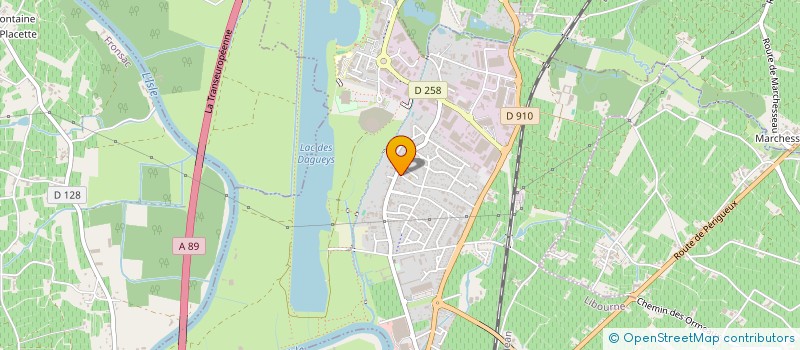 localisation de l'entreprise MADAME CELINE LAVAL à LIBOURNE