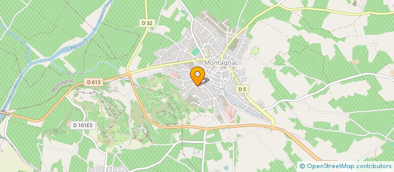 localisation de l'entreprise MADAME CELINE LAVALLE à MONTAGNAC