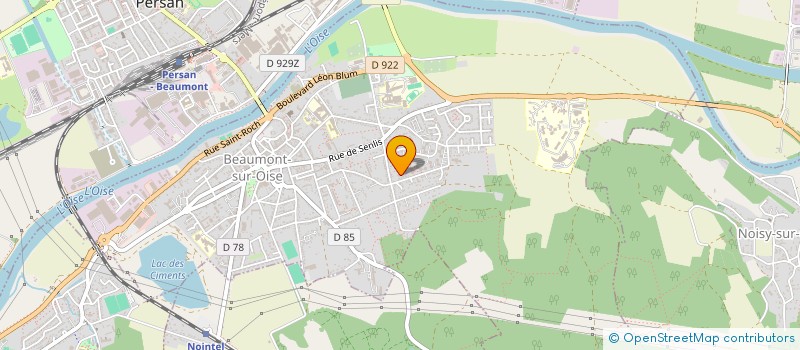 localisation de l'entreprise MADAME CELINE LAVENETTE  BEAUMONT-SUR-OISE