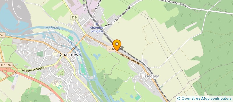 localisation de l'entreprise MADAME CELINE LAVERGNE  ESSEGNEY