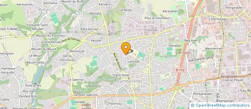 localisation de l'entreprise MADAME CELINE LAZARETIE à BREST