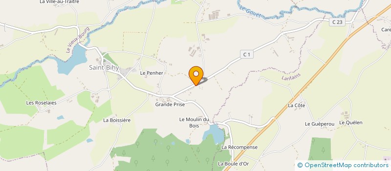 localisation de l'entreprise MADAME CELINE LE BAIL  SAINT-BIHY