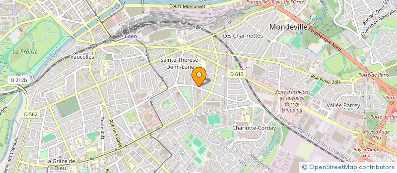 localisation de l'entreprise MADAME CELINE LE DAIN à CAEN