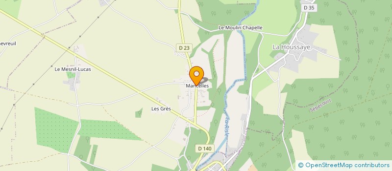 localisation de l'entreprise MADAME CELINE LE HAMON  MESNIL-EN-OUCHE