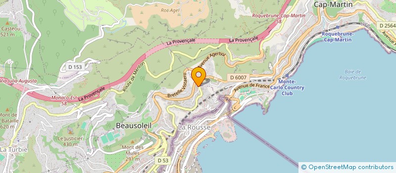 localisation de l'entreprise MADAME CELINE LE PESQUER à BEAUSOLEIL