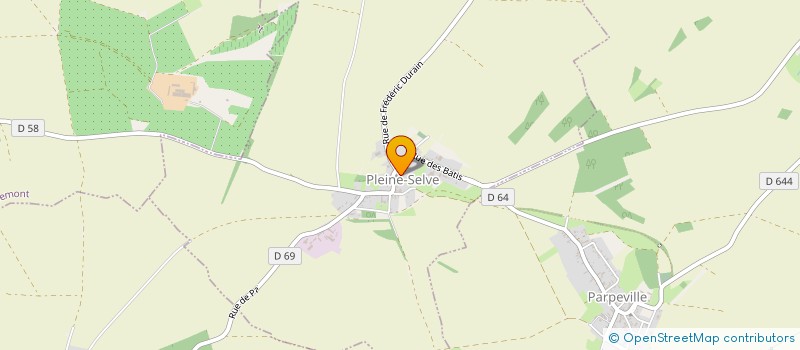 localisation de l'entreprise MADAME CELINE LE PRIOL  PLEINE-SELVE