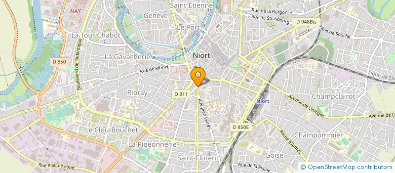 localisation de l'entreprise MADAME CELINE LE ROY à NIORT