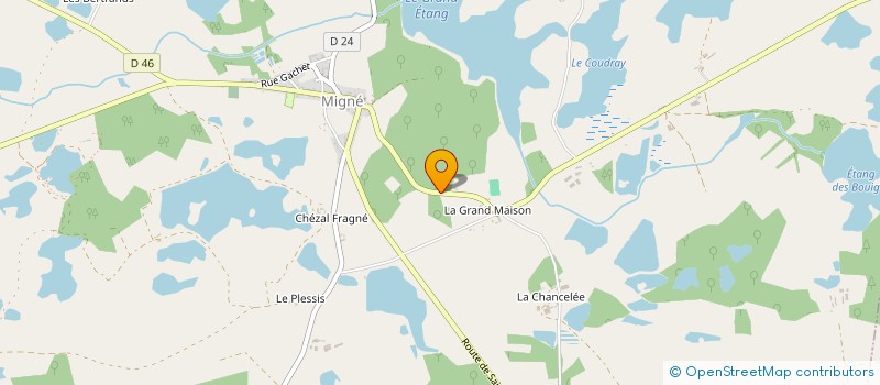 localisation de l'entreprise MADAME CELINE LE SAUX à MIGNE