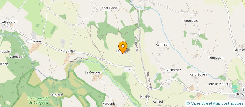 localisation de l'entreprise MADAME CELINE LE VERN  TREMAOUEZAN