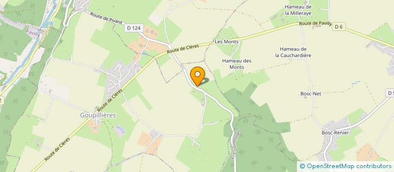 localisation de l'entreprise MADAME CELINE LEBAILLY  GOUPILLIERES