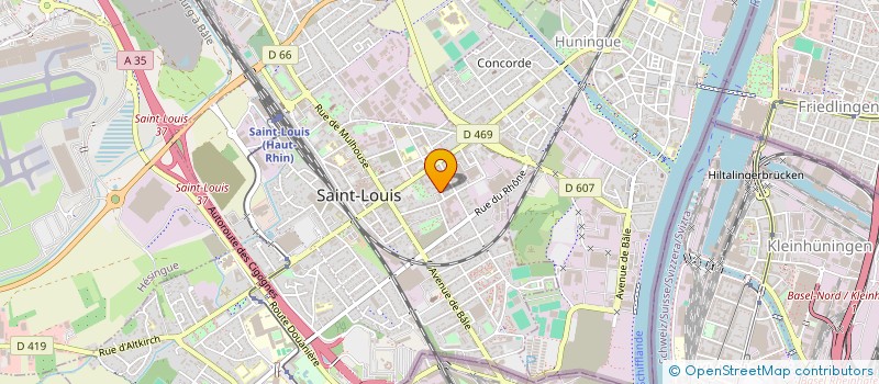 localisation de l'entreprise MADAME CELINE LEBAS  SAINT-LOUIS