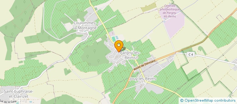 localisation de l'entreprise MADAME CELINE LEBAS  PARGNY-LES-REIMS