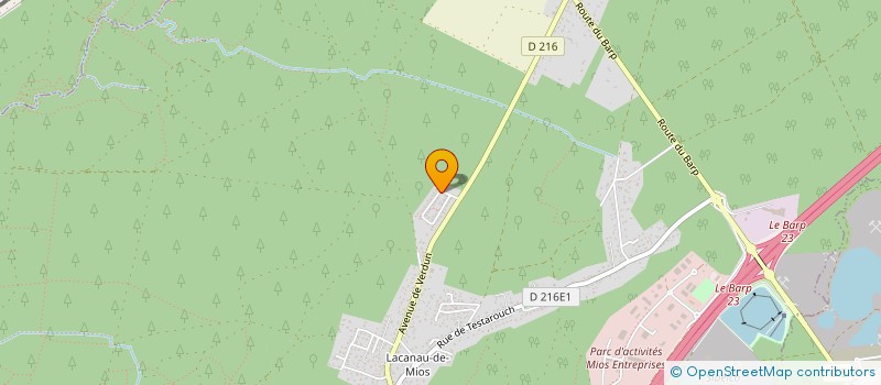 localisation de l'entreprise MADAME CELINE LEBEL  MIOS