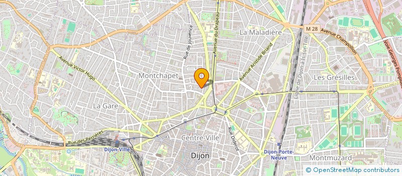 localisation de l'entreprise MADAME CELINE LEBOUTET à DIJON