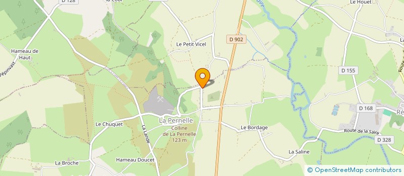 localisation de l'entreprise MADAME CELINE LEBUNETEL  LA PERNELLE