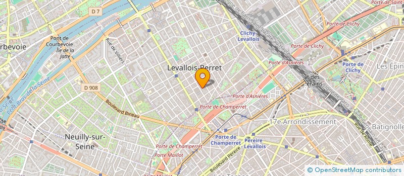 localisation de l'entreprise MADAME CELINE LECARDONNEL à LEVALLOIS-PERRET