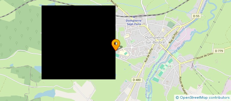 localisation de l'entreprise MADAME CELINE LECHAT  DOMPIERRE-SUR-BESBRE