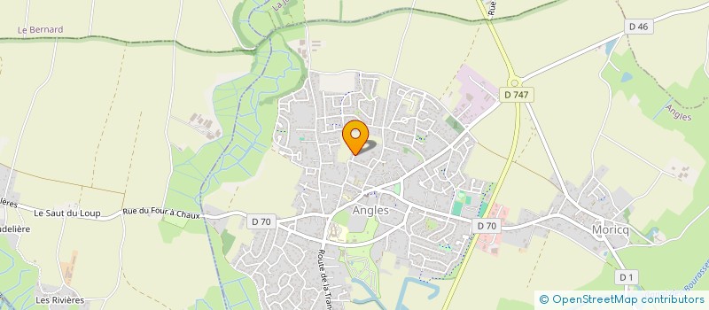 localisation de l'entreprise MADAME CELINE LECLERC  ANGLES