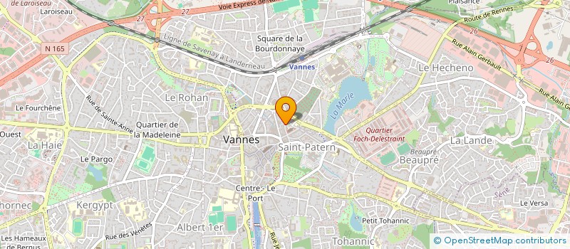 localisation de l'entreprise MADAME CELINE LECLERCQ à VANNES