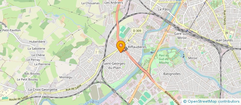 localisation de l'entreprise MADAME CELINE LECOMTE  LE MANS