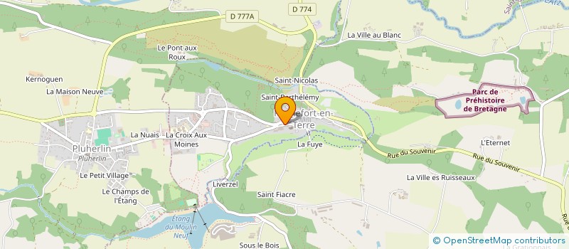 localisation de l'entreprise MADAME CELINE LECOQ  ROCHEFORT-EN-TERRE