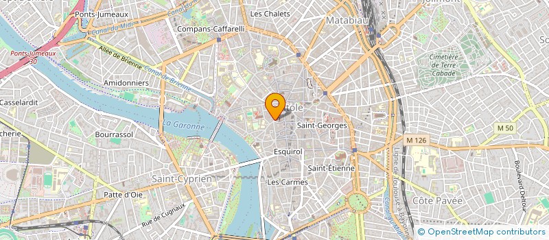 localisation de l'entreprise MADAME CELINE LECROMPT à TOULOUSE