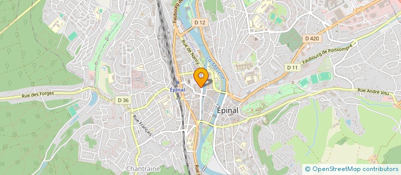 localisation de l'entreprise MADAME CELINE LECUYER à EPINAL