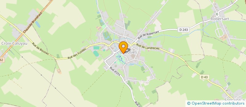 localisation de l'entreprise MADAME CELINE LECUYER  BOUSIES