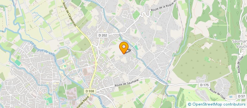 localisation de l'entreprise MADAME CELINE LEDAN DIT GUIOMAR  L'ISLE-SUR-LA-SORGUE