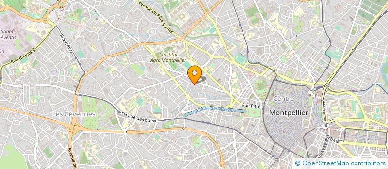 localisation de l'entreprise MADAME CELINE LEDOUX à MONTPELLIER