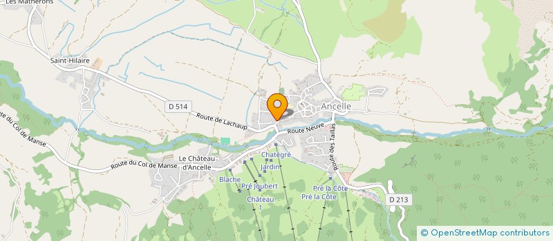 localisation de l'entreprise MADAME CELINE LEFBVRE  ANCELLE