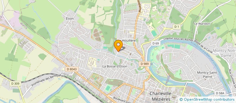 localisation de l'entreprise MADAME CELINE LEFEBVRE à CHARLEVILLE-MEZIERES