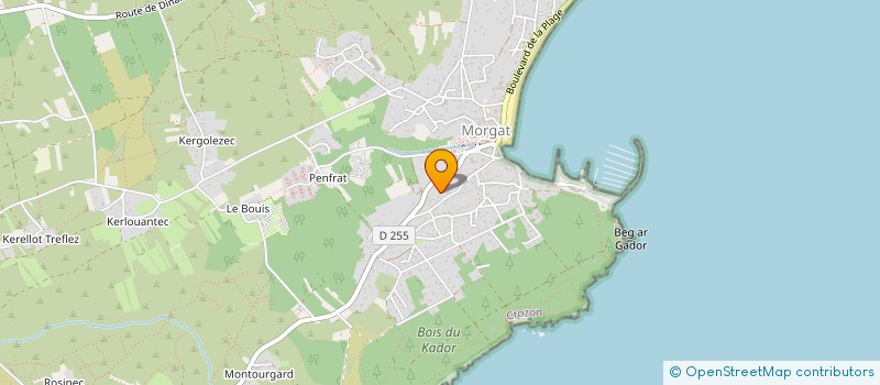 localisation de l'entreprise MADAME CELINE LEFEBVRE  CROZON